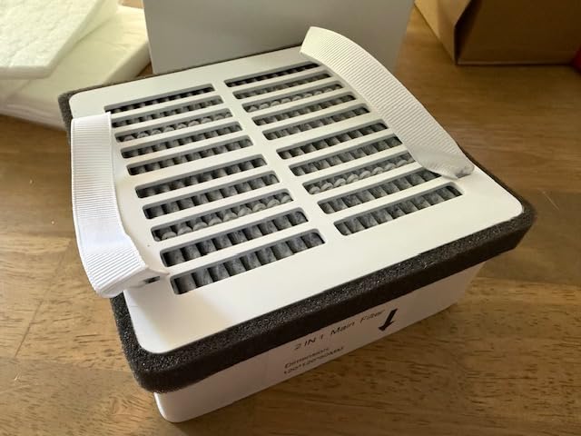 KQZ Laser Fume Extractor with Exhaust for Under 60W Laser Engraver Cutter customer photo 1