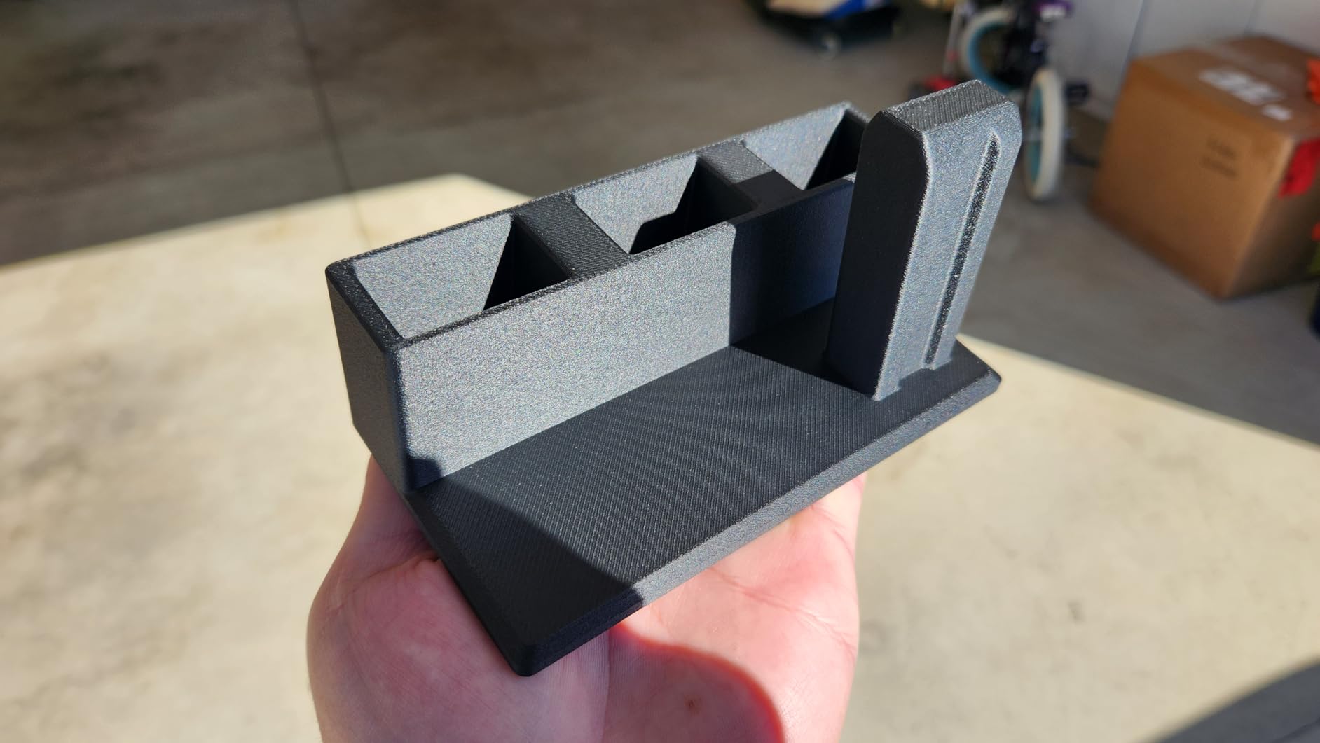 FLASHFORGE Carbon Fiber PETG Filament 1.75mm Black, Reinforced 3D Printer Filament 1kg, Lightweight & High-Strength PETG-CF Filament, Strong & Easy to Print customer photo 2