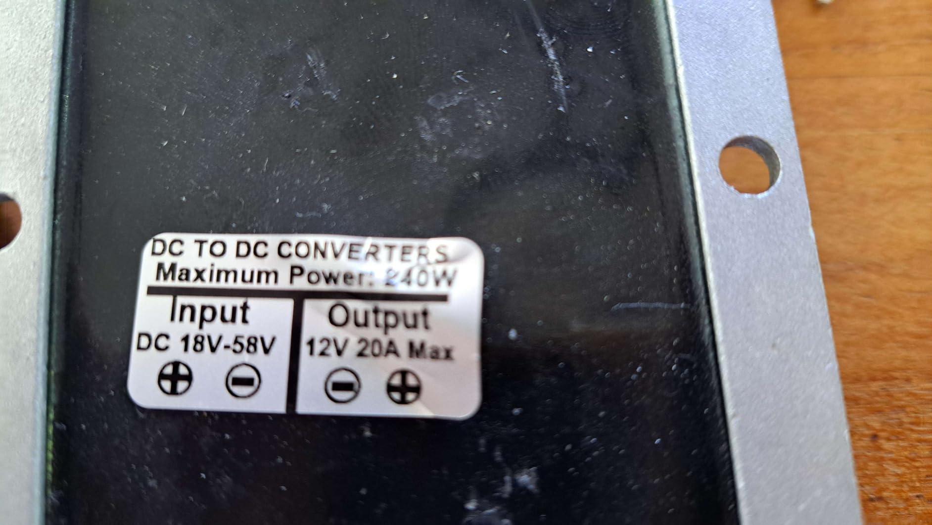 20A 240W Golf Cart DC 18V 20V 24V 36V 48V Step Down to DC 12V Converter Voltage Regulator Reducer Power Buck Converter with Fuse(Inputs 18V-58V to 12V 20A) customer photo 2