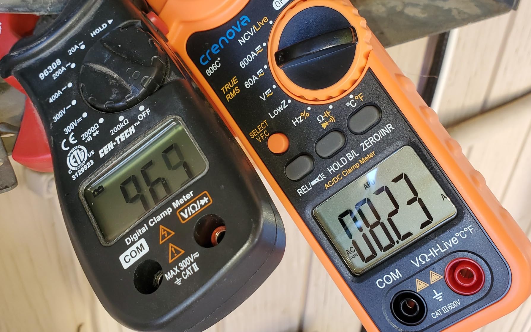 Crenova Clamp Meter Multimeter 600A AC/DC 6000Counts TRMS Electrical Tester customer photo 1