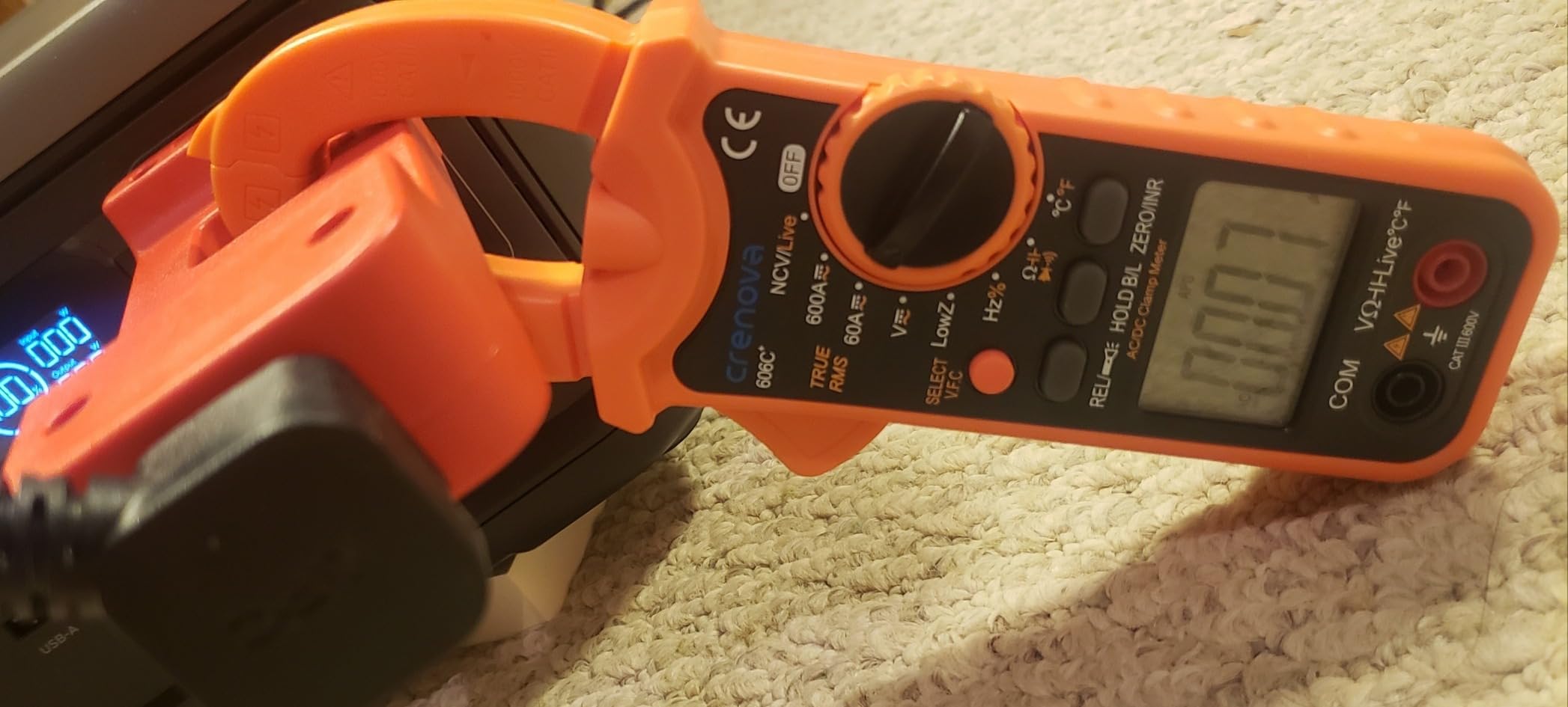 Crenova Clamp Meter Multimeter 600A AC/DC 6000Counts TRMS Electrical Tester customer photo 2