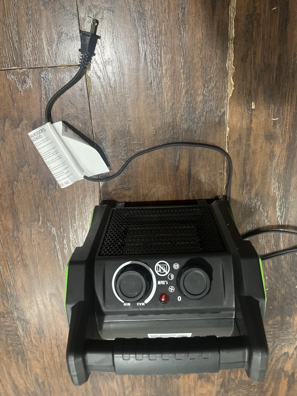 Gardtech Portable Space Heater, 1500W Indoor Greenhouse Heater for Garage customer photo 1