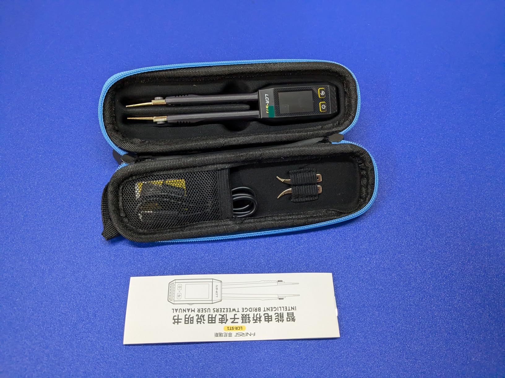 FNIRSI LCR-ST1 10kHz LCR Meter Tweezers, Smart SMD Component Tester customer photo 2