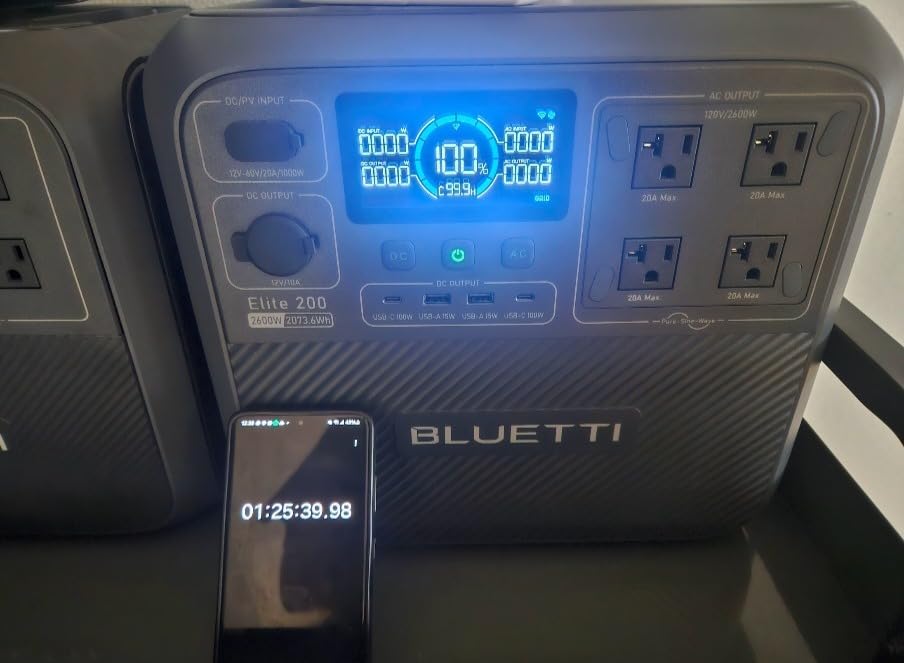 BLUETTI Elite 200 V2 Portable Power Station 2073.6Wh 2600W Solar Generator customer photo 1