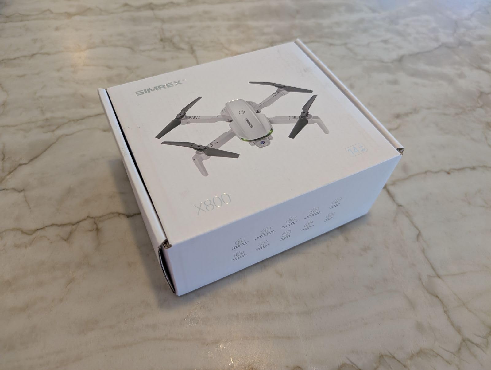 SIMREX Drone With Camera for Kids Beginner & Adults – Foldable RC Quadcopter with Altitude Hold, Optical Flow Positioning , Indoor Mini Drone with One Key Start, Headless Mode, 3D Flip, Gift for Boys & Girls & Teenagers customer photo 1