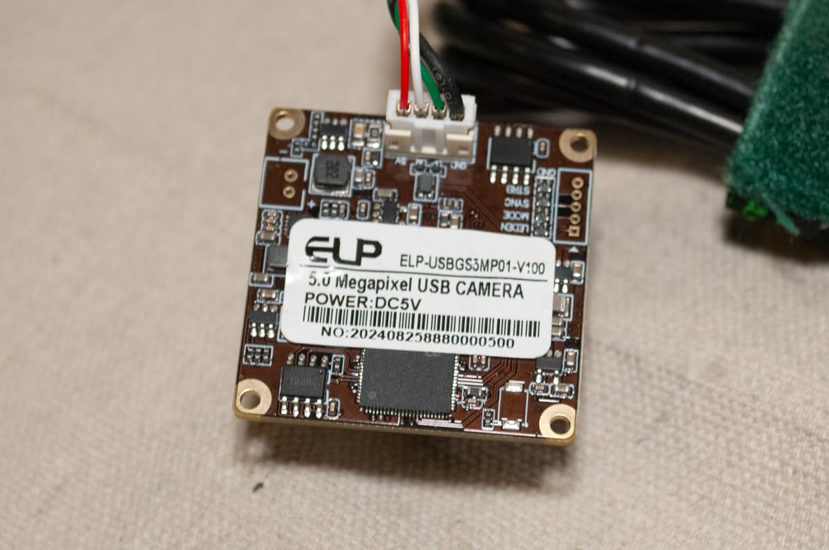ELP 5MP Global Shutter 50fps USB Camera Module for Computer UVC USB2.0 Lightburn Cam for Laser Engraver High Speed 60fps PC Camera Wide Angle Webcamera for Live Streaming (100°Low Distortion Lens) customer photo 2