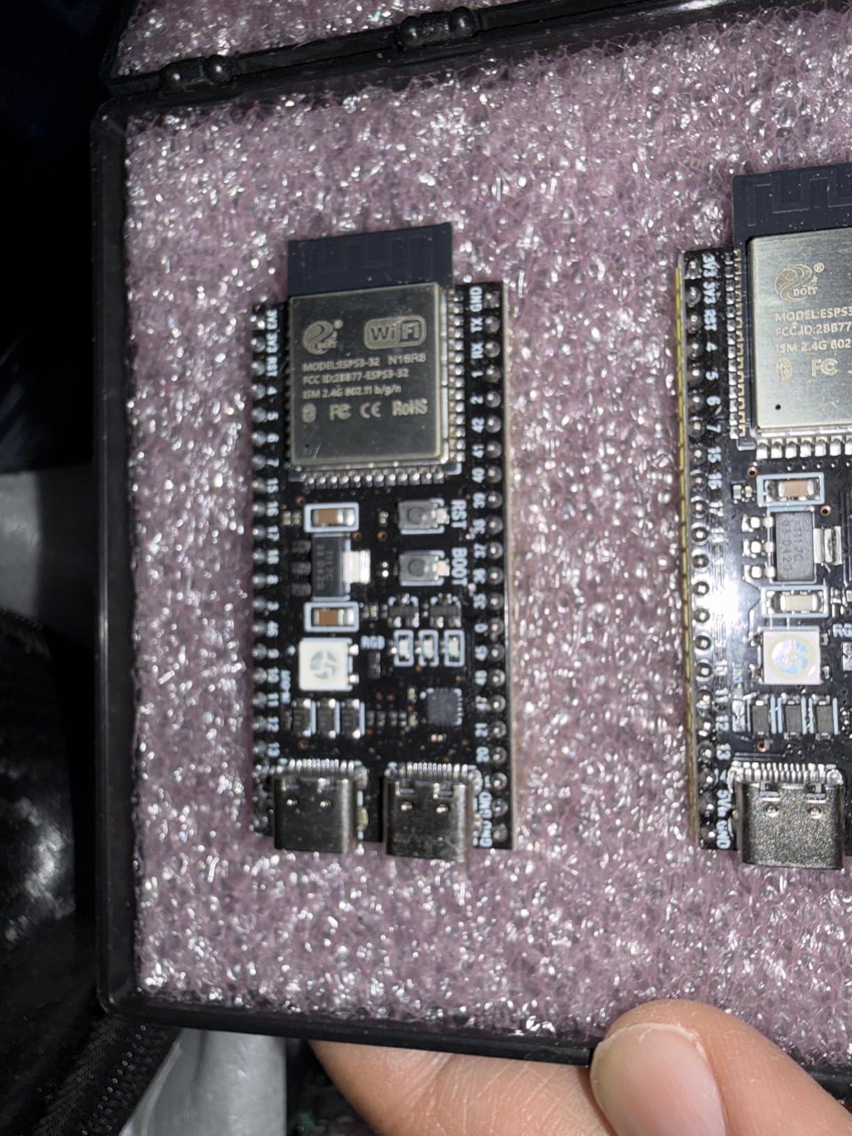3 PCS ESP ESP-32-S3 Development Board ESP-32-S3 Module with ESP-1-N16R8 Low Power MCU with Dual-Mode Wi-Fi and Bluetooth Type-C Connector Compatible with Arduino customer photo 1