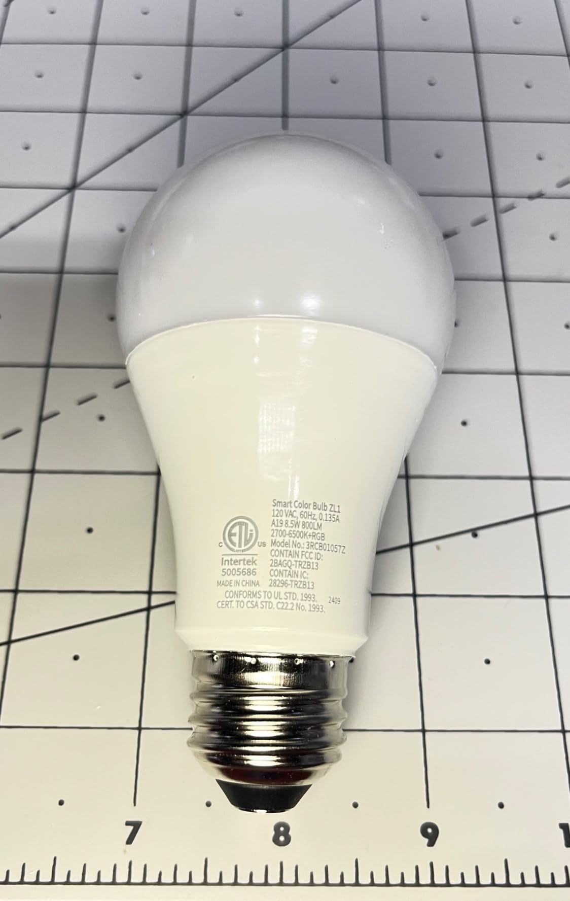 THIRDREALITY Zigbee Smart Color Bulb ZL1 4Pack,Compatible with Home Assistant(ZHA&Z2M), SmartThings,Aeotec,Homey,Hubitat or Echo Devices With Built-in Hub,A19 RGBCW Bulb,2700K-6500K Tunable,800 Lumens customer photo 2