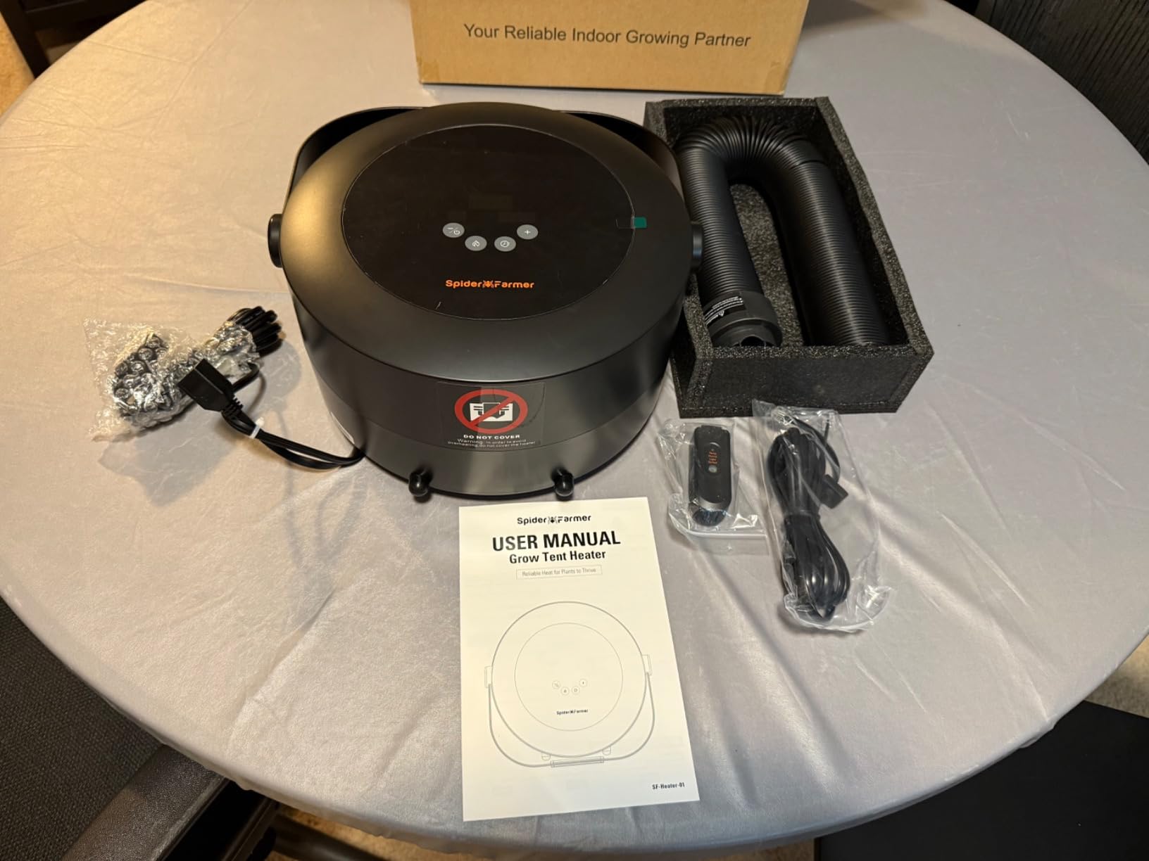 Spider Farmer Heater,530W 10-Level PTC Heating for Grow Tent,Plant Room customer photo 2