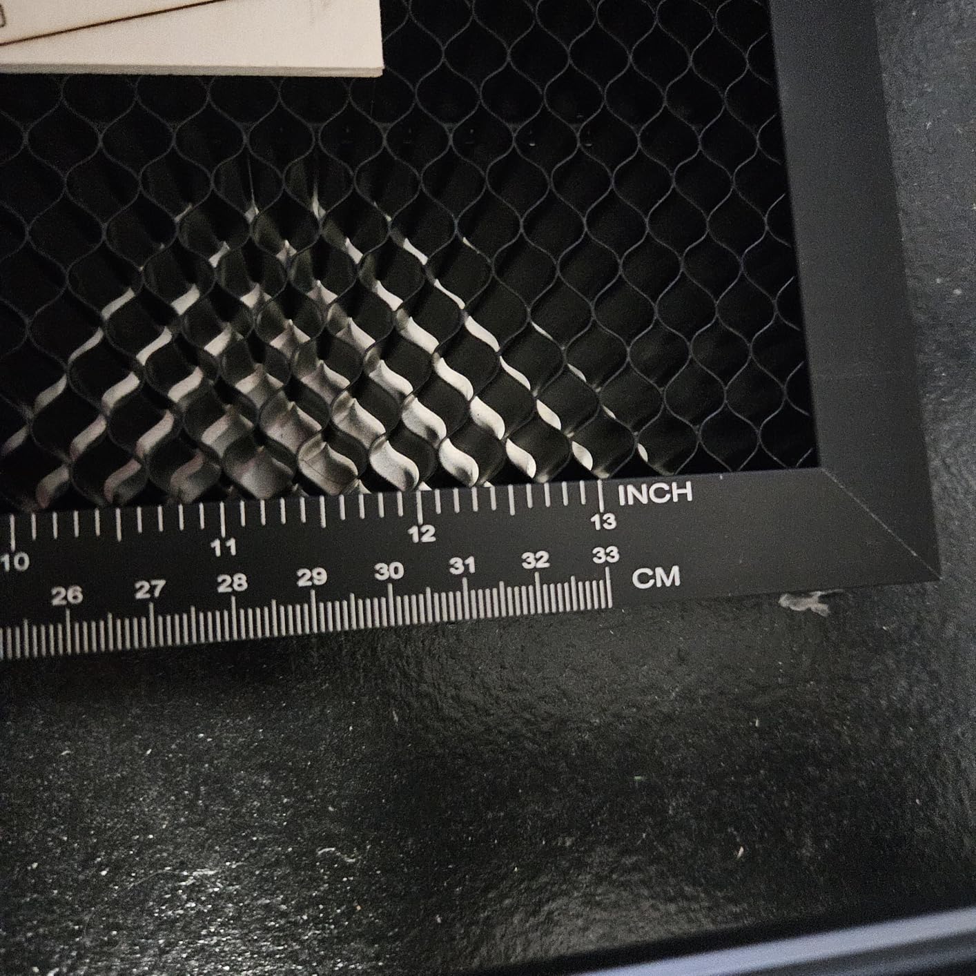 Update Heat-Resistant Coating Honeycomb Laser Bed, 400x400mm Honeycomb Working Durable Steel Honeycomb Panel Table for Most Laser Engraver, Desktop-Protecting, 15.7