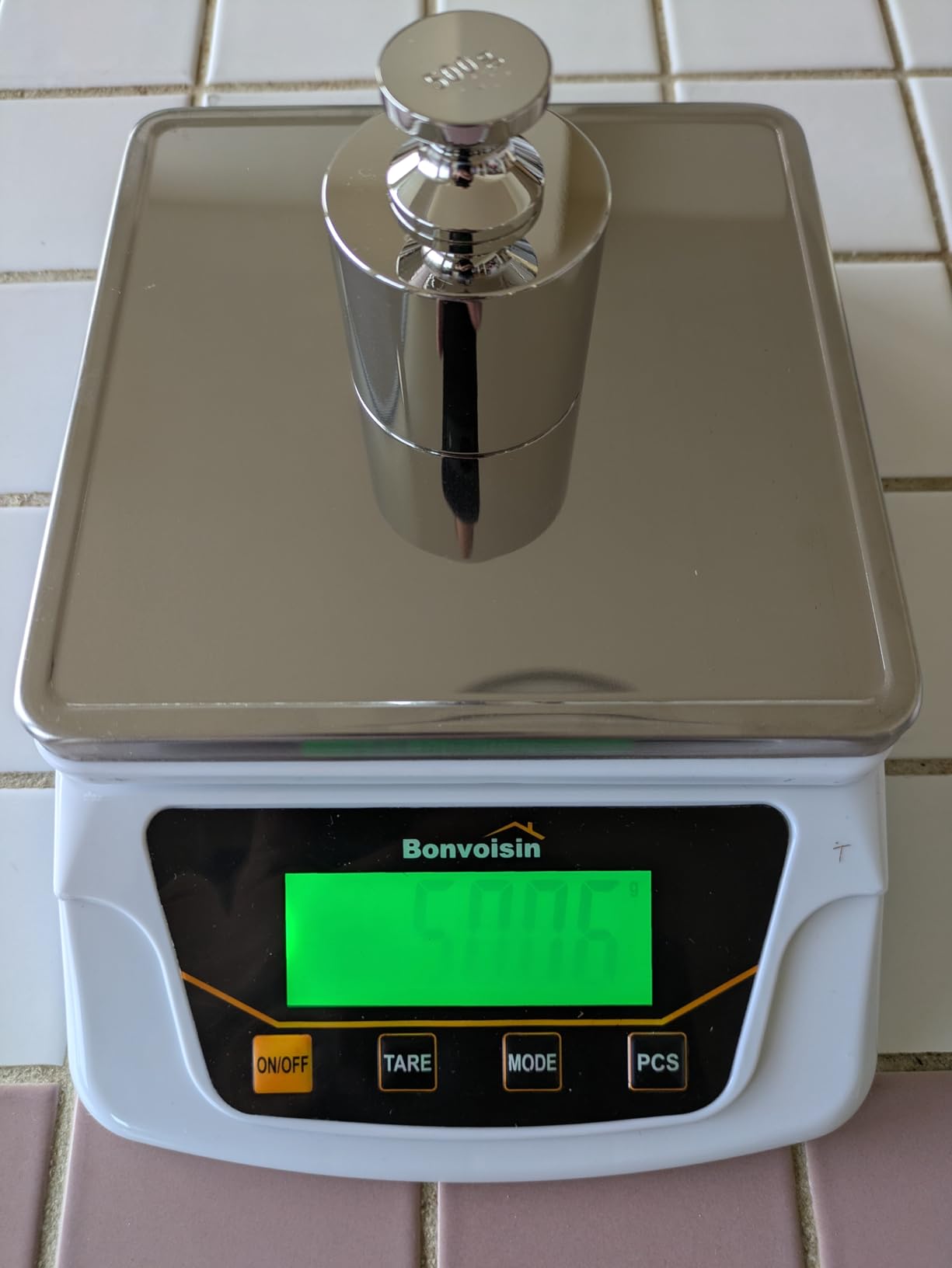 Bonvoisin Digital Scale 0.1 Gram Accuracy Precision Lab Scale 6000g Scientific Digital Balance for Laboratory, Jewelry Weighing customer photo 1