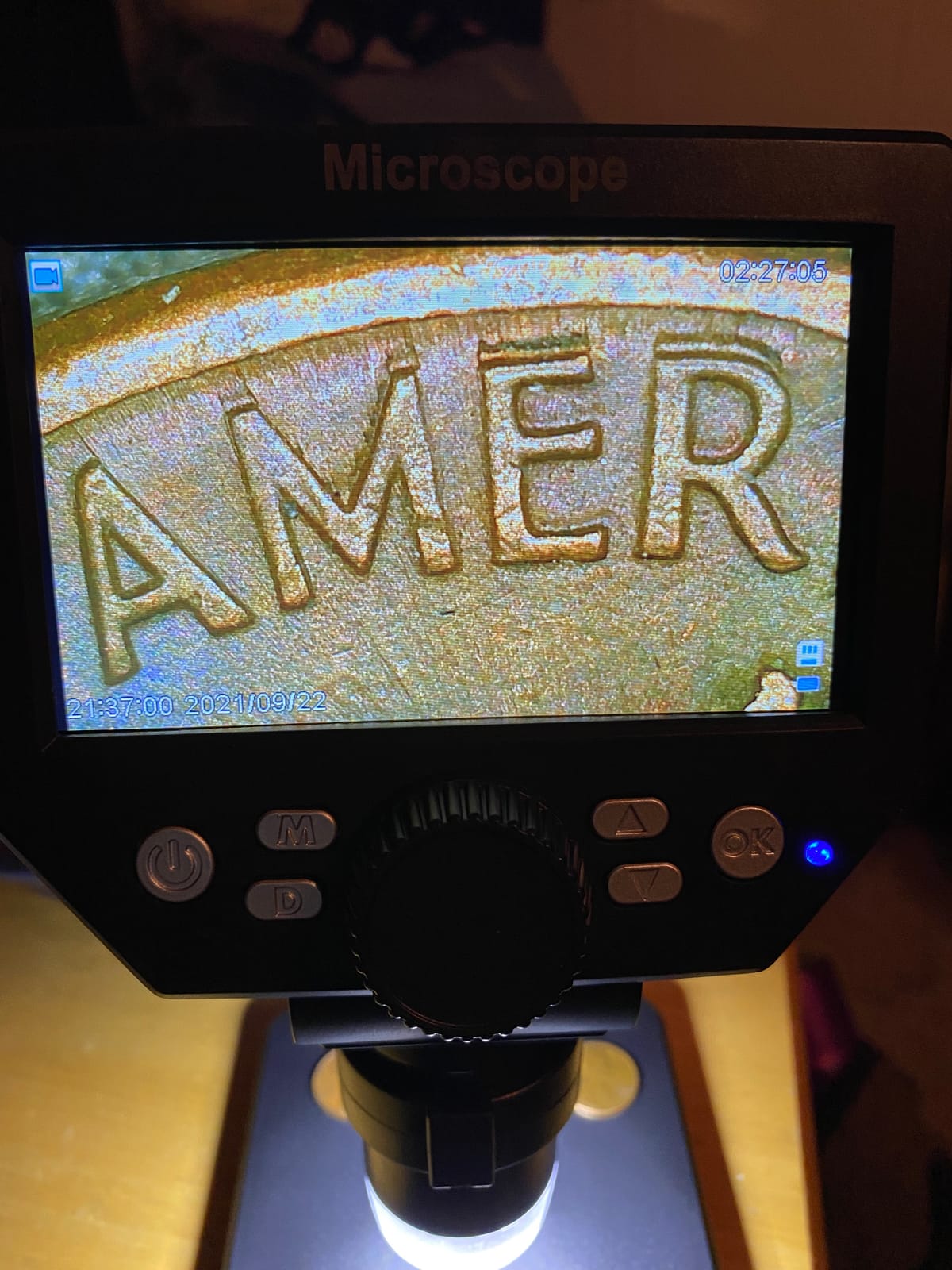 PalliPartners Digital Microscope for Coins with Light HD Screen customer photo 1