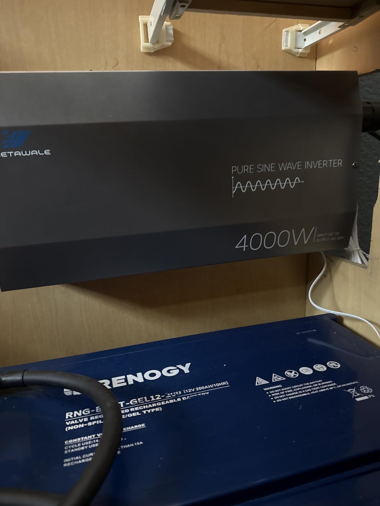 2500W Pure Sine Wave Inverter 12V DC to 120V AC with Built-in ATS for RVs customer photo 2
