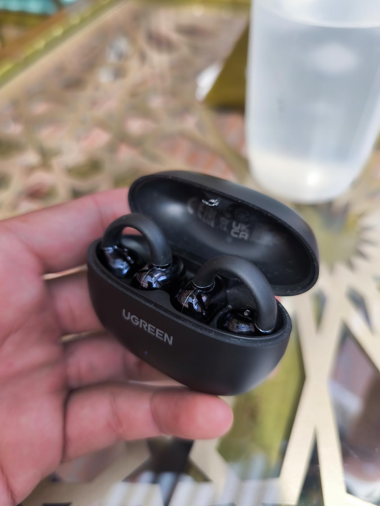 UGREEN HiTune S3 Open Ear Earbuds, Bluetooth 5.4, Clip on Earbuds, Black customer photo 2