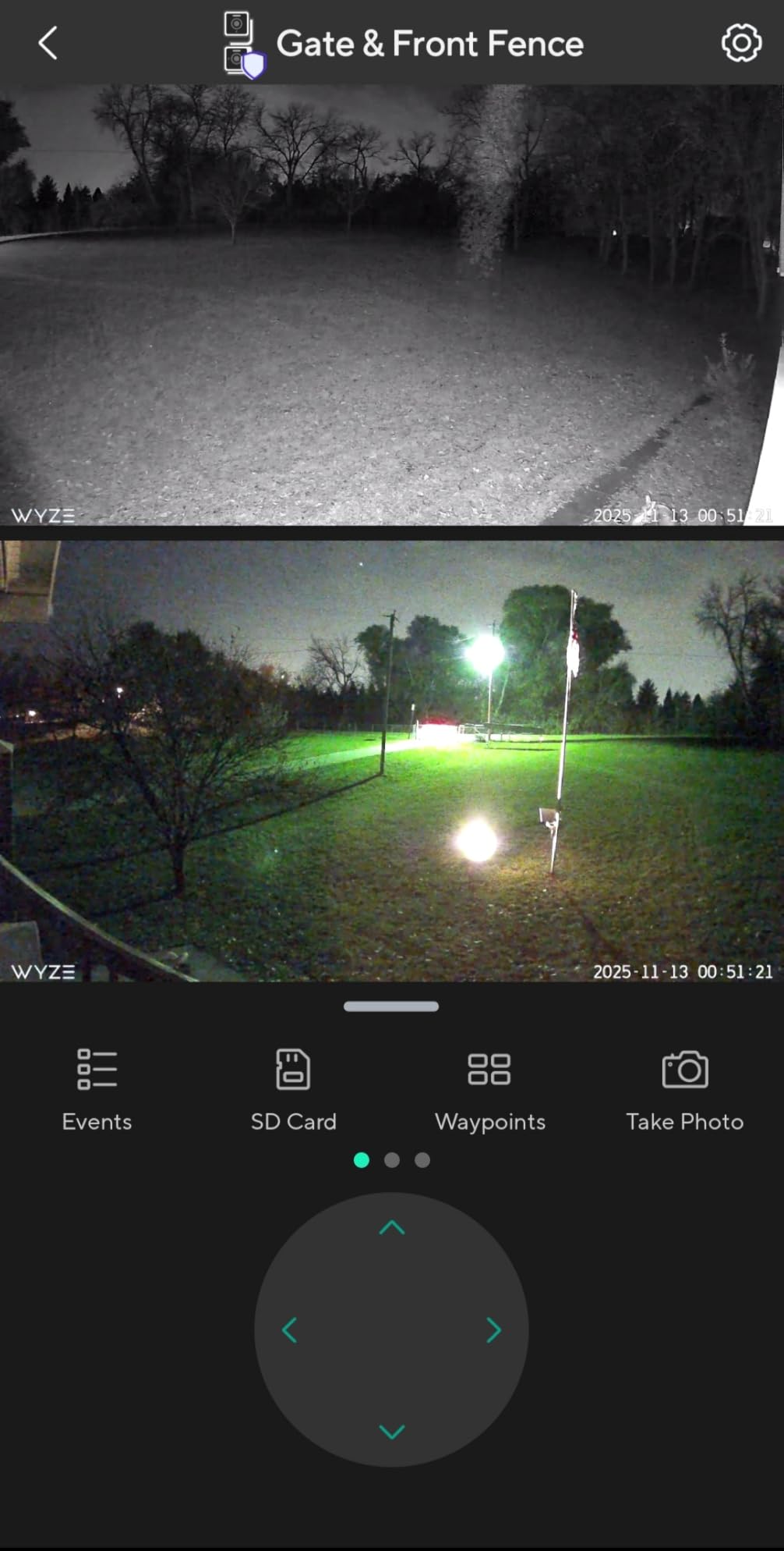 WYZE Duo Cam Pan Indoor/Outdoor IP65 2K 360° Pan/Tilt Smart Home Security Camera with Color Night Vision, Compatible with Alexa & Google Assistant, White customer photo 1