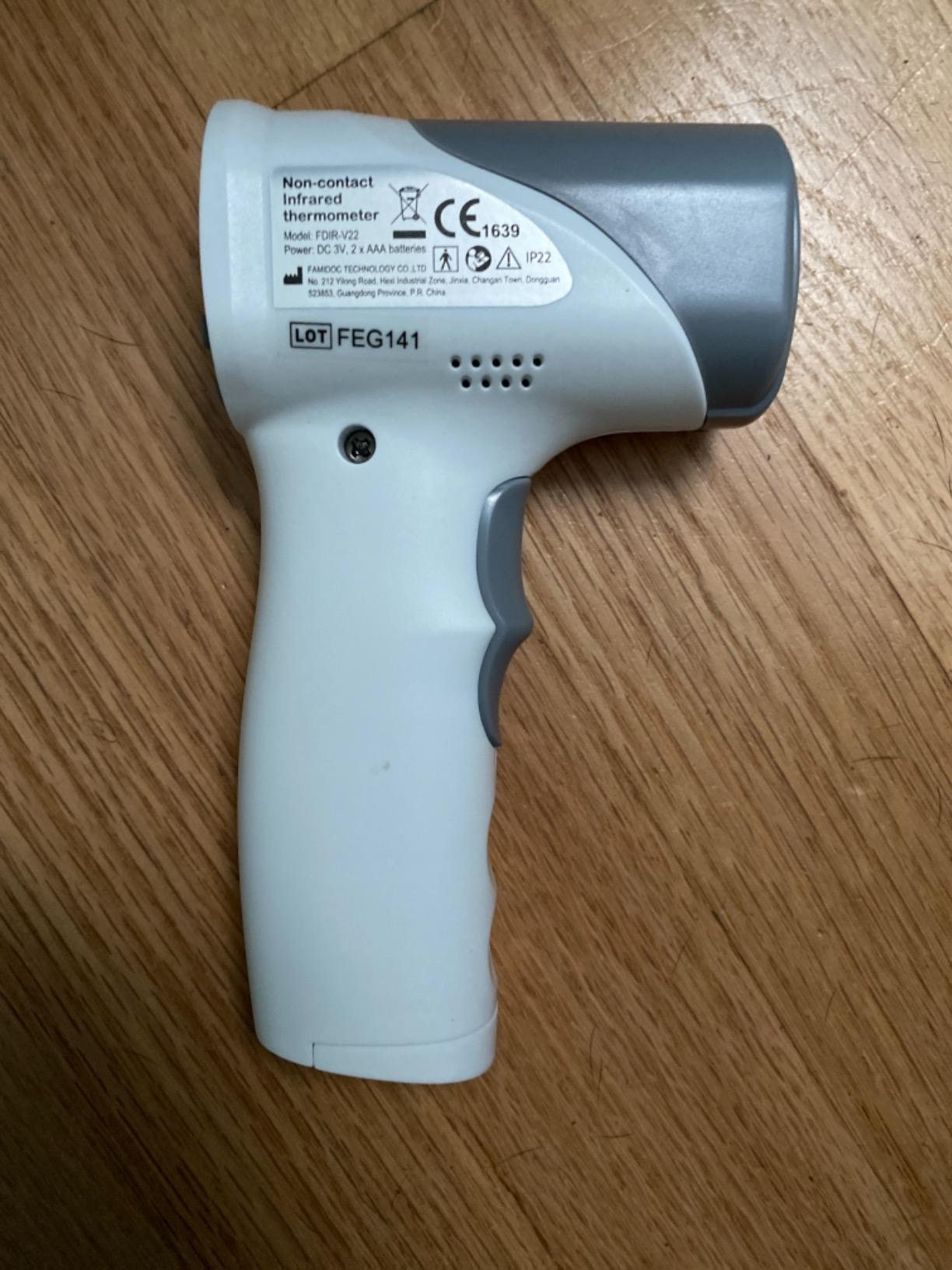 Medical Grade FSA-HSA Eligible Touchless Infrared Forehead Thermometer customer photo 1