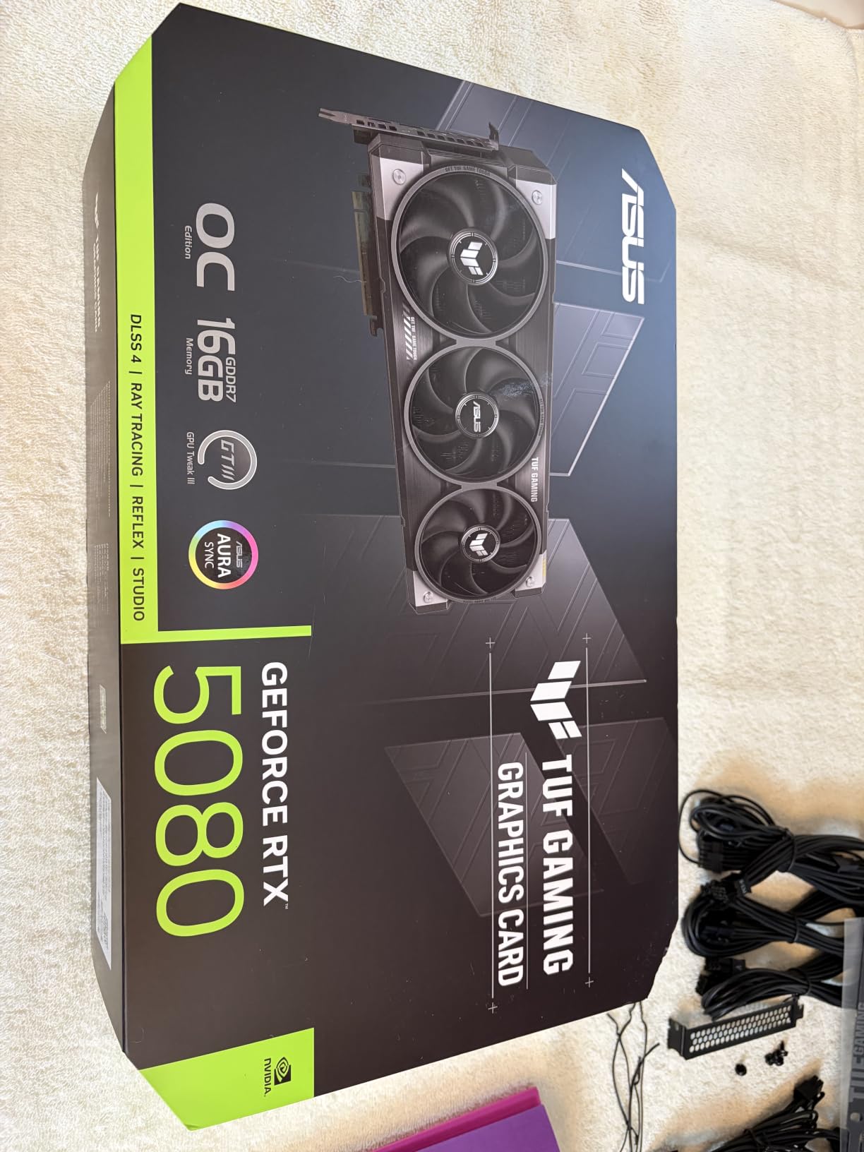 ASUS TUF Gaming GeForce RTX™ 5080 16GB GDDR7 OC Edition Graphics Card customer photo 1