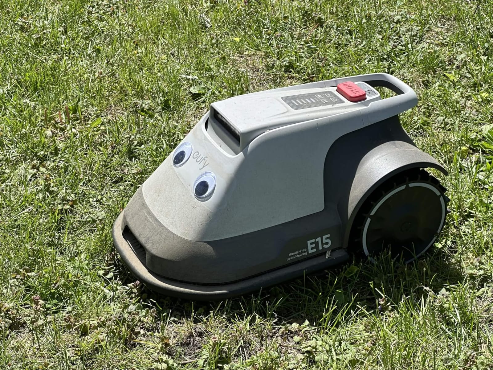 eufy Robot Lawn Mower E15, Auto Mapping, Pure Vision Navigation customer photo 1