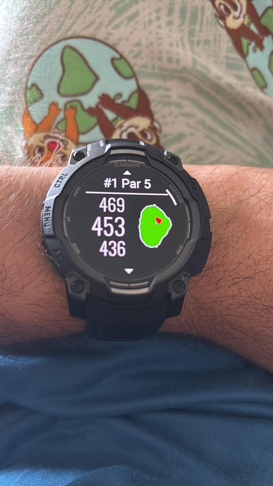 Garmin Instinct® 3 AMOLED, Rugged GPS Smartwatch, 45mm, Black customer photo 1