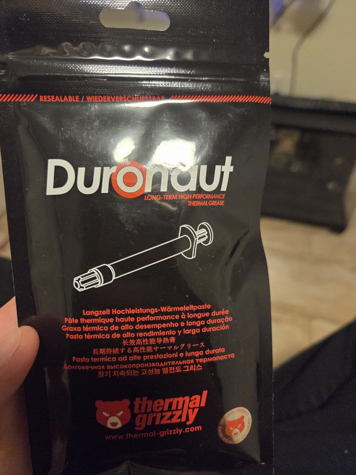 Thermal Grizzly Duronaut 2 Gram Thermal Paste - Exceptional Stability customer photo 1
