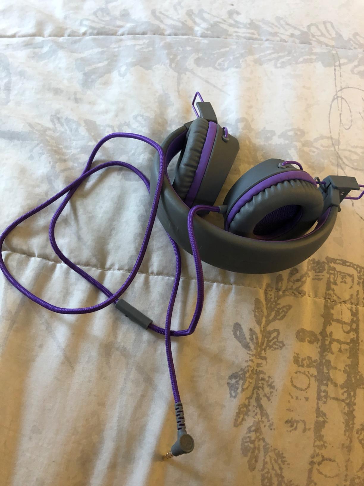 JLab JBuddies Studio Kids on-Ear Wired Headphones with mic, Volume Limiter, Folding, Adjustable, Noise Isolation, Blue/Green customer photo 1