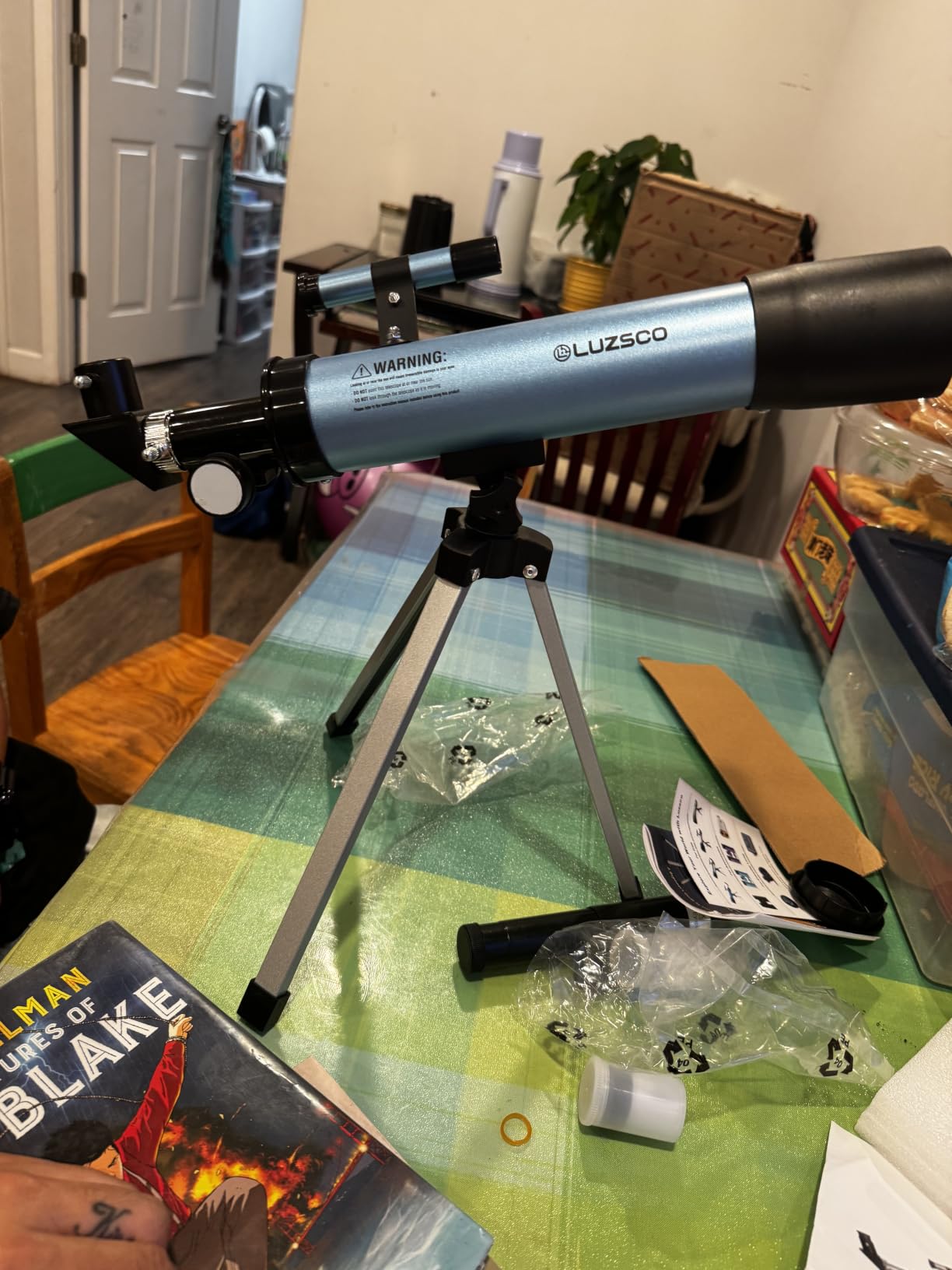Telescope for Kids, 50mm 100x Beginner Telescope with Tripod customer photo 1