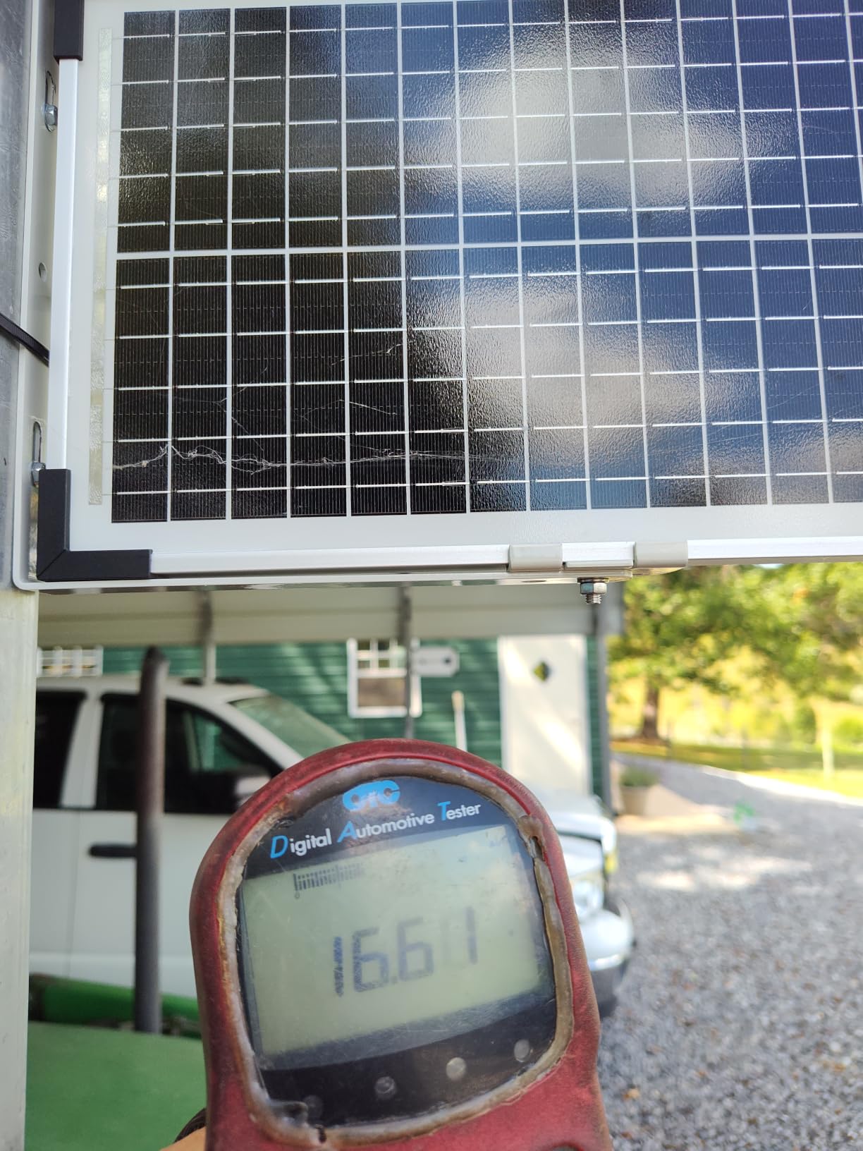 7.5W Solar Battery Maintainer & Trickle Charger, 12V Waterproof Panel with IP68 Smart Controller, Overcharge & Reverse Protection for Car, Automobile, Boat, RV, Motorcycle, Marine, Trailer customer photo 2