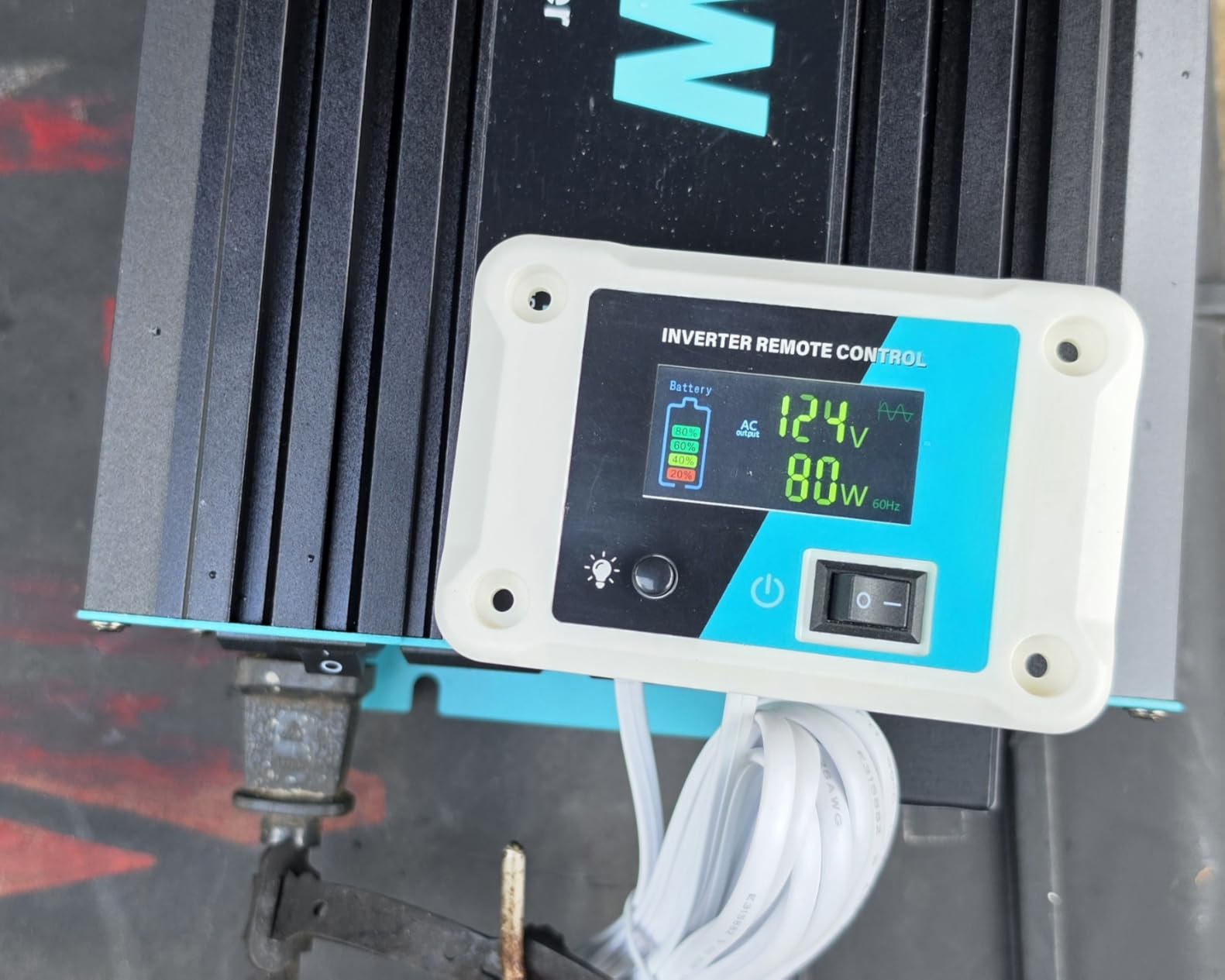 2000 Watt Inverter, 12V DC to 120V AC Pure Sine Wave 4000W Surge customer photo 2