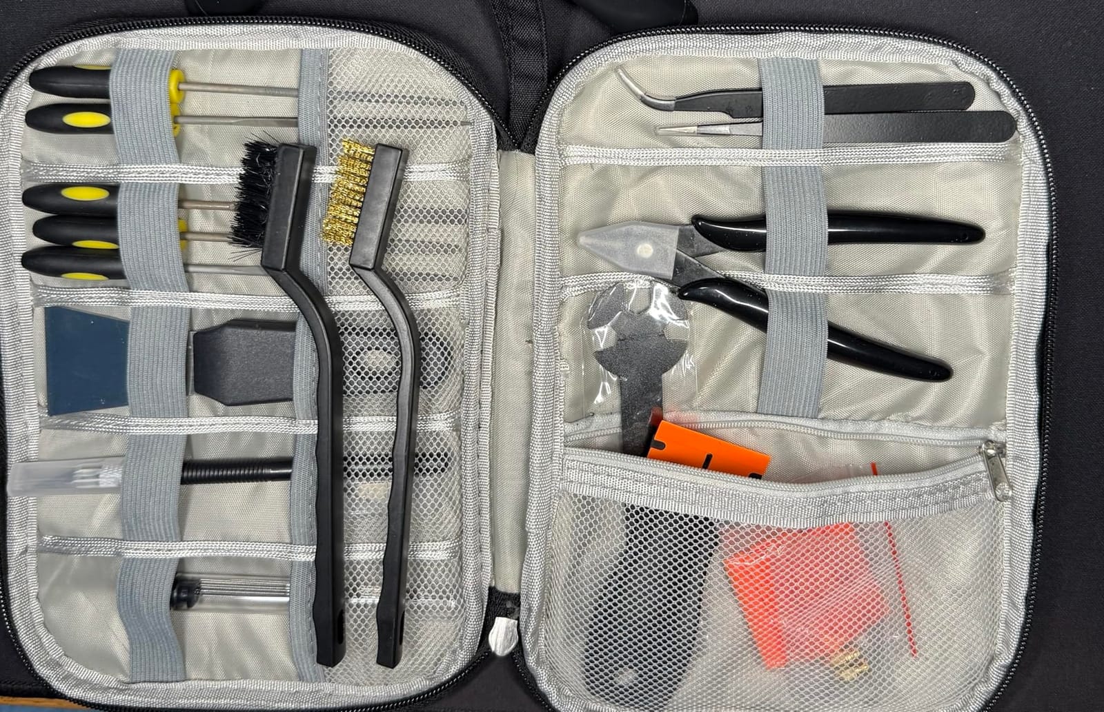 3D Printer Tools Kit, 34pcs 3D Printer Accessories for All FDM/SLA Printers Includes Nozzle Cleaning, Removal Scrapers, Finishing Tools, 5 Types of Files,Brushes, Wire Cutter, Engraving Knife customer photo 1