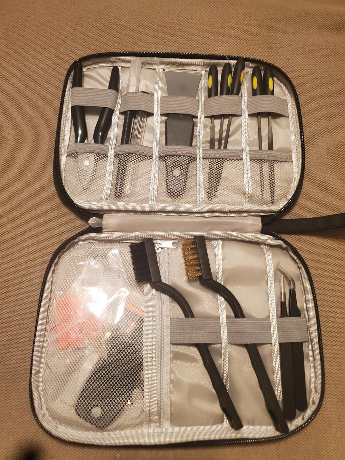 3D Printer Tools Kit, 34pcs 3D Printer Accessories for All FDM/SLA Printers Includes Nozzle Cleaning, Removal Scrapers, Finishing Tools, 5 Types of Files,Brushes, Wire Cutter, Engraving Knife customer photo 2