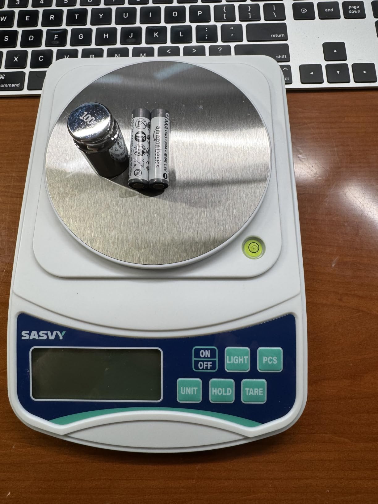 Digital Lab Scale 1000g x 0.01g oz/g/ct/DWT/tl/gn/ozt Precision Electronic Scientific Scale Analytical Balance for Laboratory Jewelry Kitchen, Includes 100g Weight and 2 x AAA Batteries customer photo 2