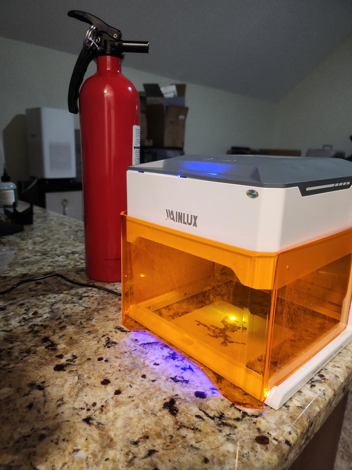 WAINLUXPRO K10 5W Laser Engraver for Beginners, Class 1 Safety Certified, 0.01mm Precision, WiFi/USB/Offline, No Assembly, DIY Crafts & Personalized Gifts customer photo 2
