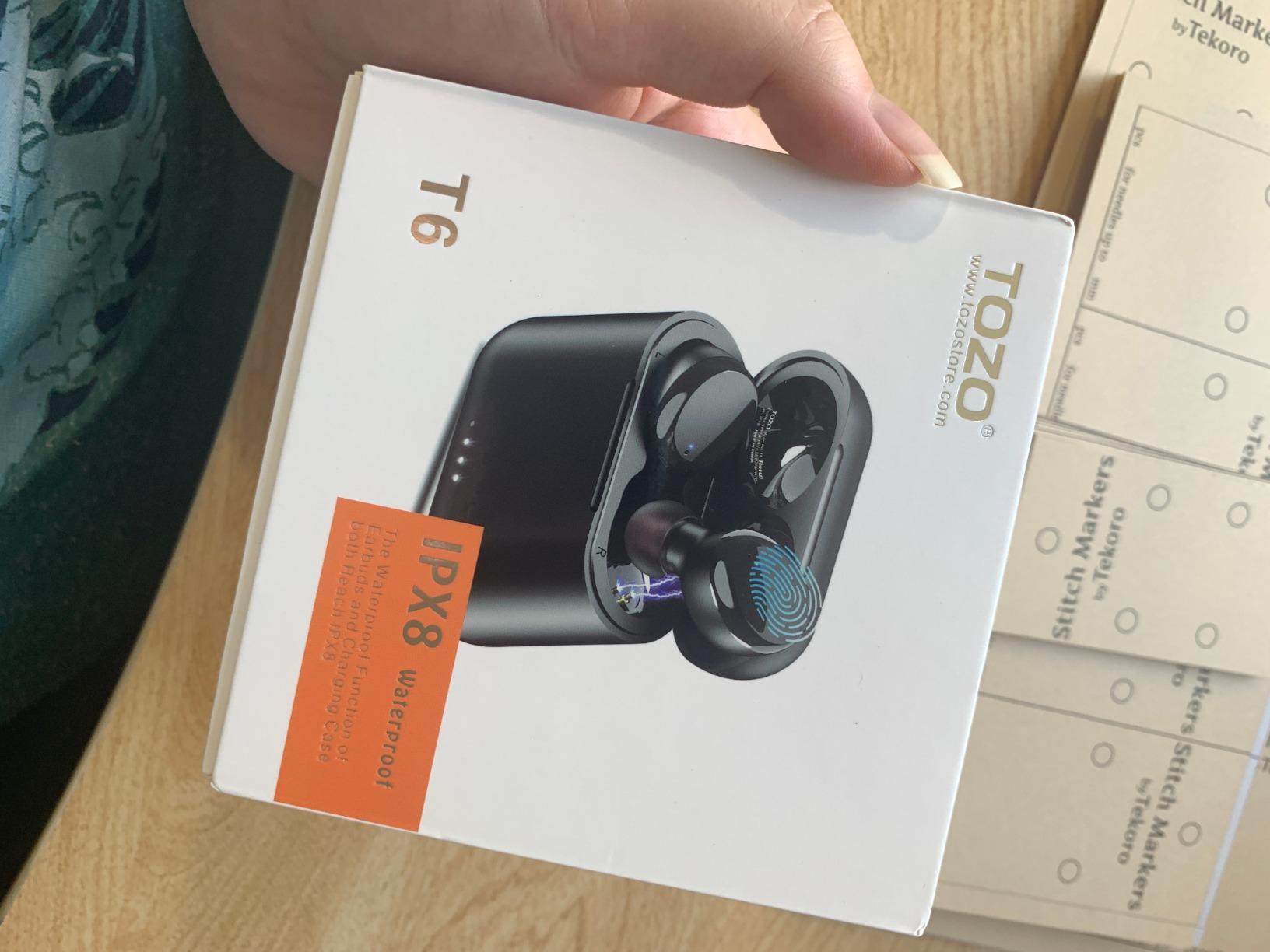 TOZO T6 Wireless Earbuds Bluetooth 5.3 Stereo Sound in Ear Headphones customer photo 2