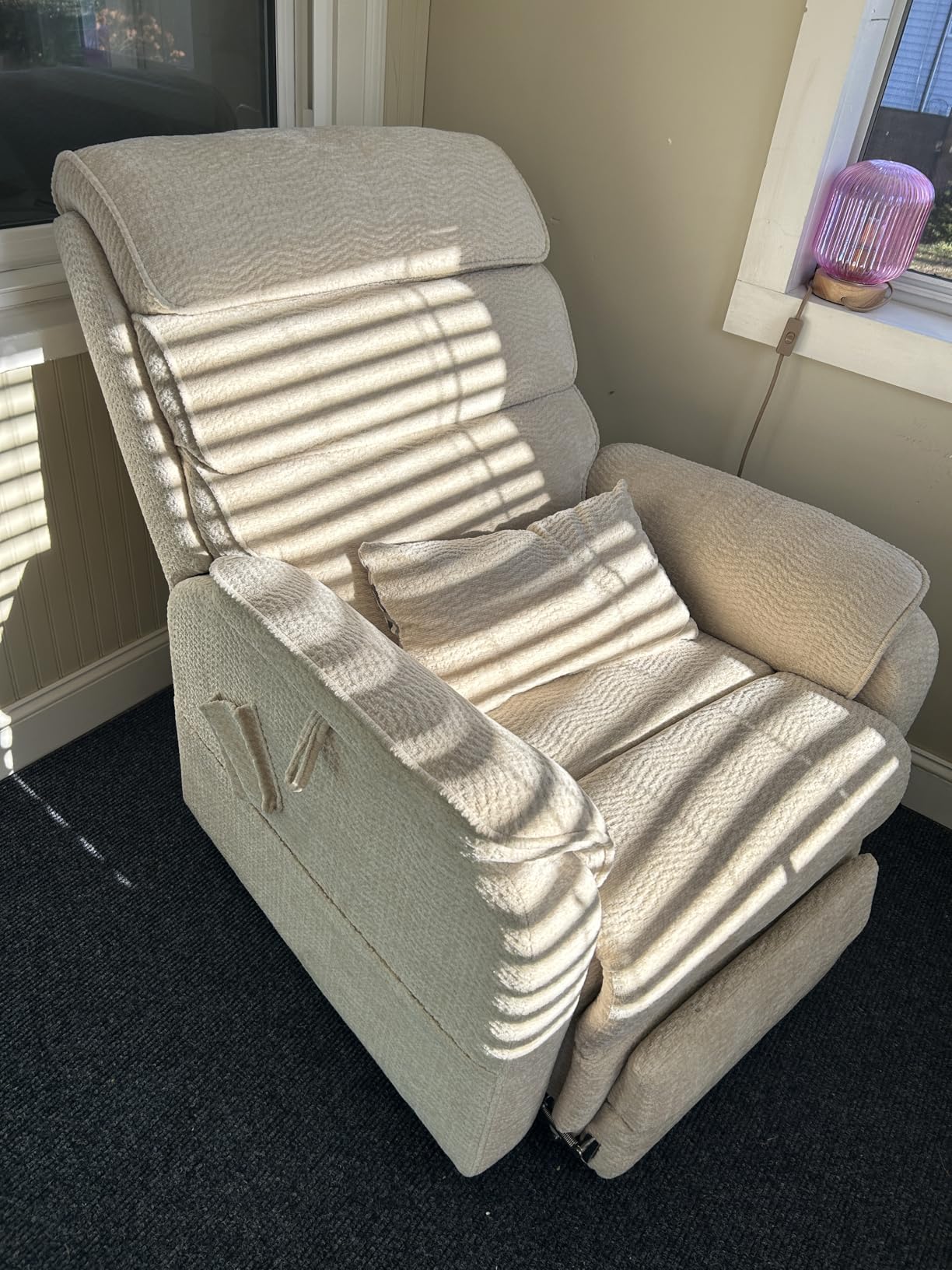DYNOX 9298L Big & Tall Power Lift Recliner, Extended Footrest, Grey customer photo 1