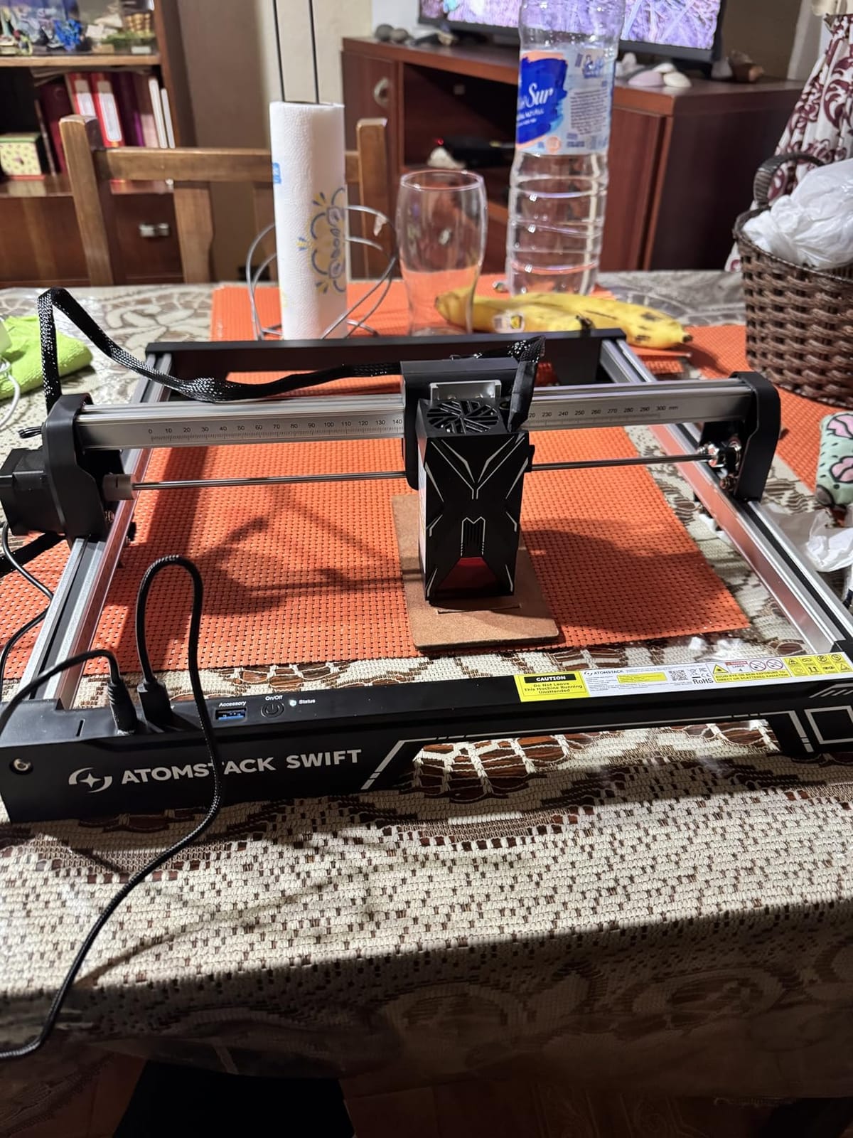 ATOMSTACK Swift 12W Laser Engraver, Swift 12W Laser Cutter, 0.06mm High Accuracy Laser Engraving Machine for Wood and Metal, Dark Acrylic, Glass, Leather customer photo 2