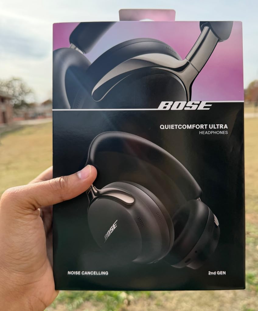 Bose QuietComfort Ultra Bluetooth Headphones (2nd Gen), Wireless Headphones with Spatial Audio, Over Ear Noise Cancelling with Mic, Up to 30 Hours of Play time, Driftwood Sand - Limited Edition customer photo 1