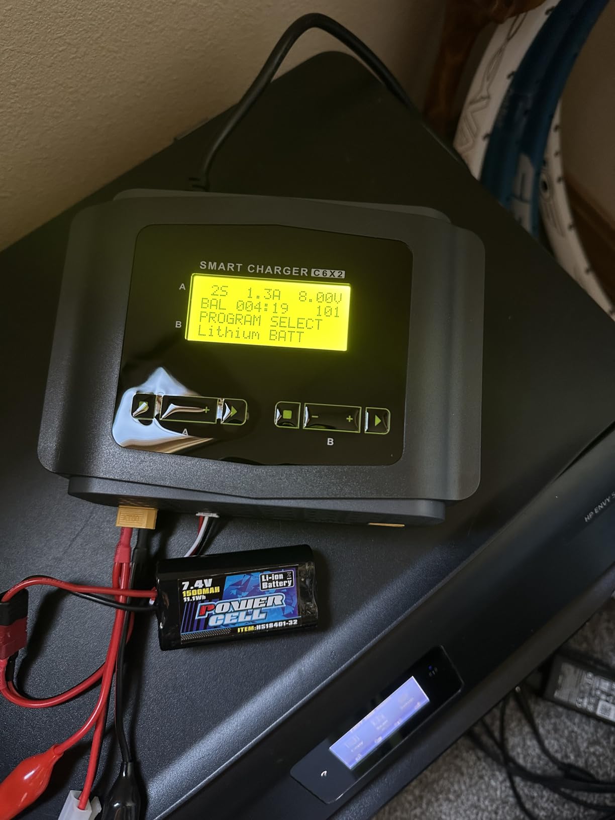 C6X2 Dual LiPo Battery Charger DC 240W 10A,Smart Balance Charger Discharger for LiPo/Li-ion/Life(1-6s) NiCd/NiMH/LiHV/PB,RC Car Battery Charger customer photo 2