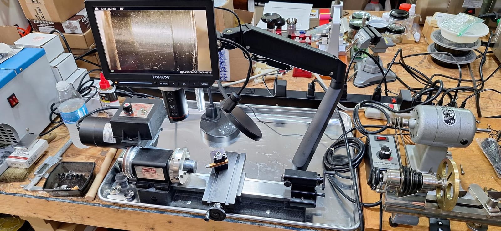 TOMLOV Autofocus 4K Digital Microscope, 8