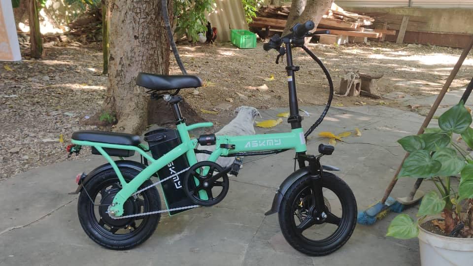 Folding Electric Bike for Adults and Teens, 14