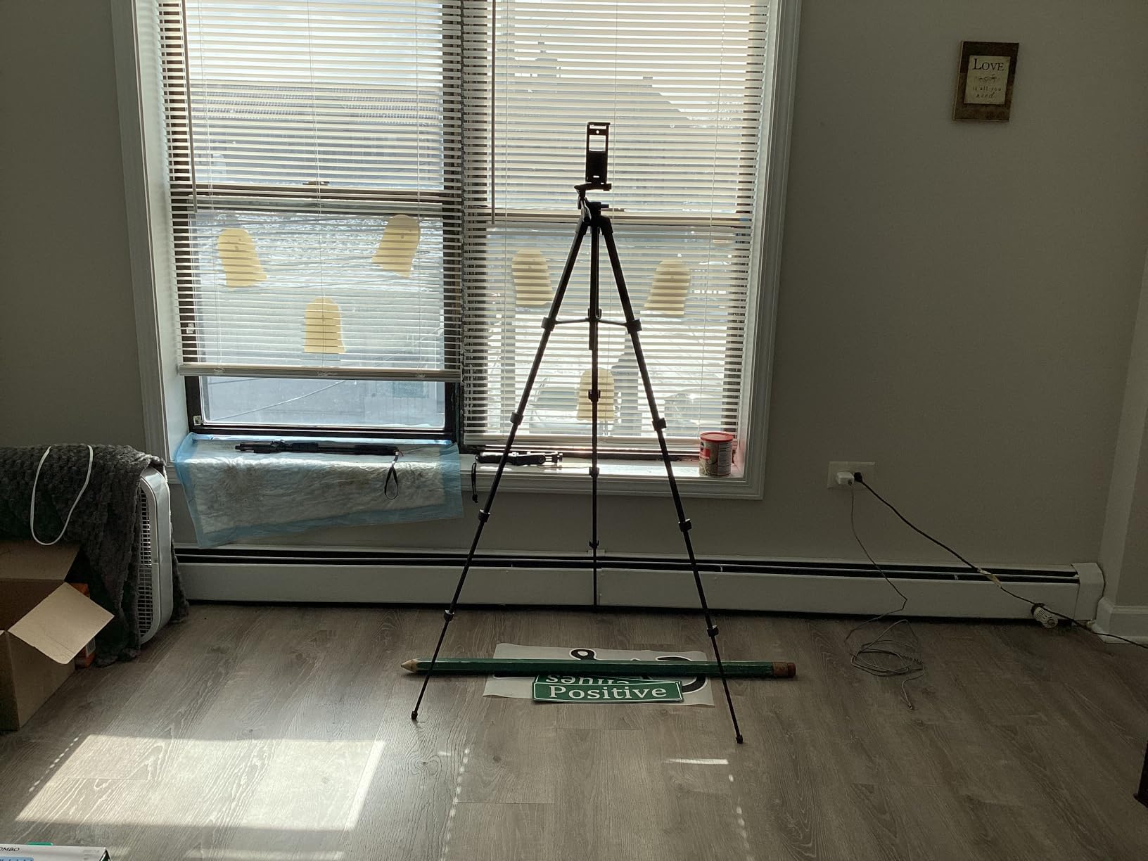 Laser Level with 50” Tripod, 360° Self Leveling Cross Line Laser Level, Green Beam Horizontal and Vertical Line leveler Tool for Hanging Pictures, Home Renovation with 4 AA Batteries & Carry Pouch customer photo 2