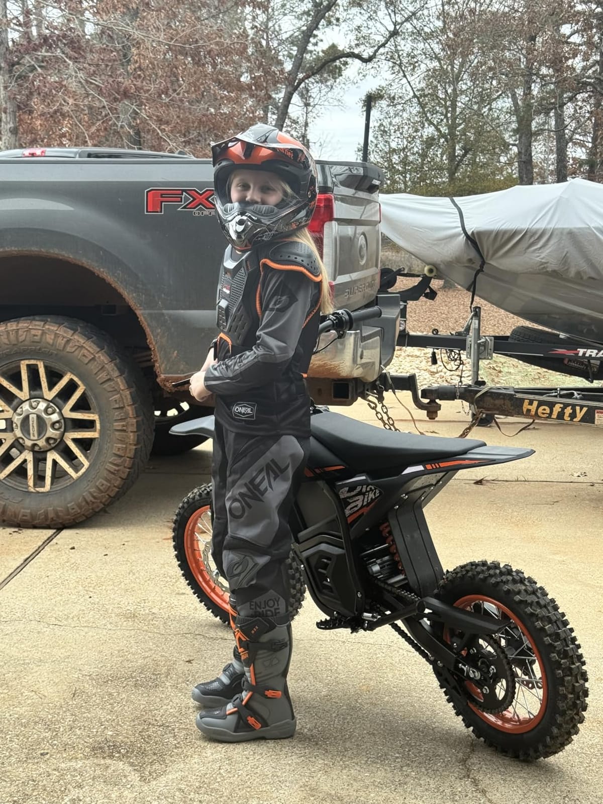 QuietEase Electric Dirt Bike for Adults Teens, 3000W Brushless 220Nm Motor - 45° Slope, 38 MPH, 48V/23.4Ah Removable Battery, Dual Hydraulic Brakes & Full Suspension Electric Motorcycle for Age 13+ customer photo 2