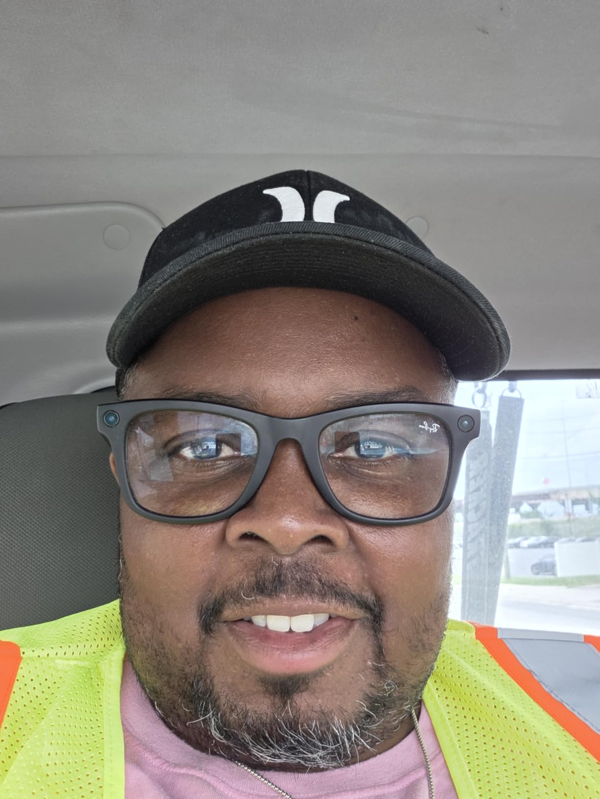 Meta Ray-Ban (Gen 2) Wayfarer Smart AI Glasses, Matte Black, Clear Lenses customer photo 1