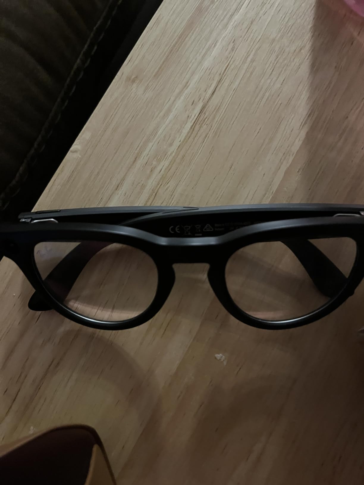 Meta Ray-Ban (Gen 2) Headliner Smart AI Glasses, Matte Black, Clear Lenses customer photo 1