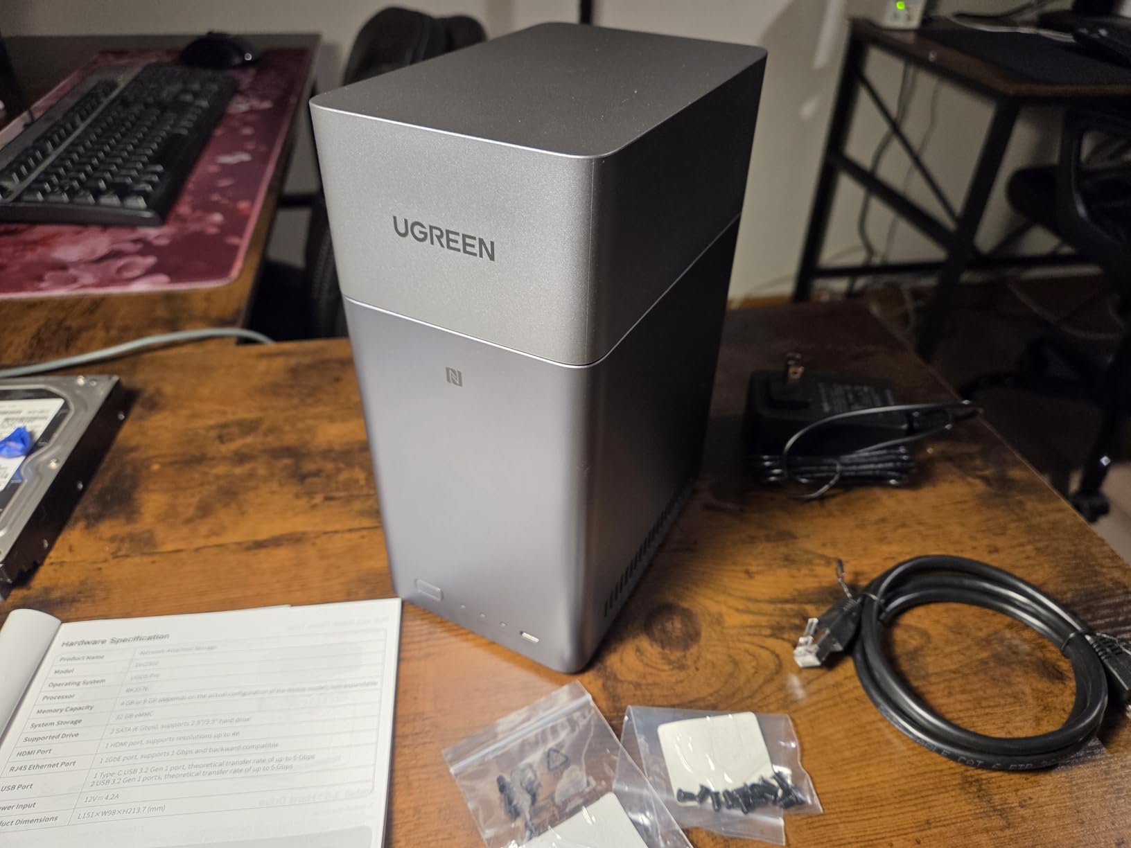 UGREEN NAS DH2300 2-Bay for Beginners & Personal Users, Phone Backup customer photo 1