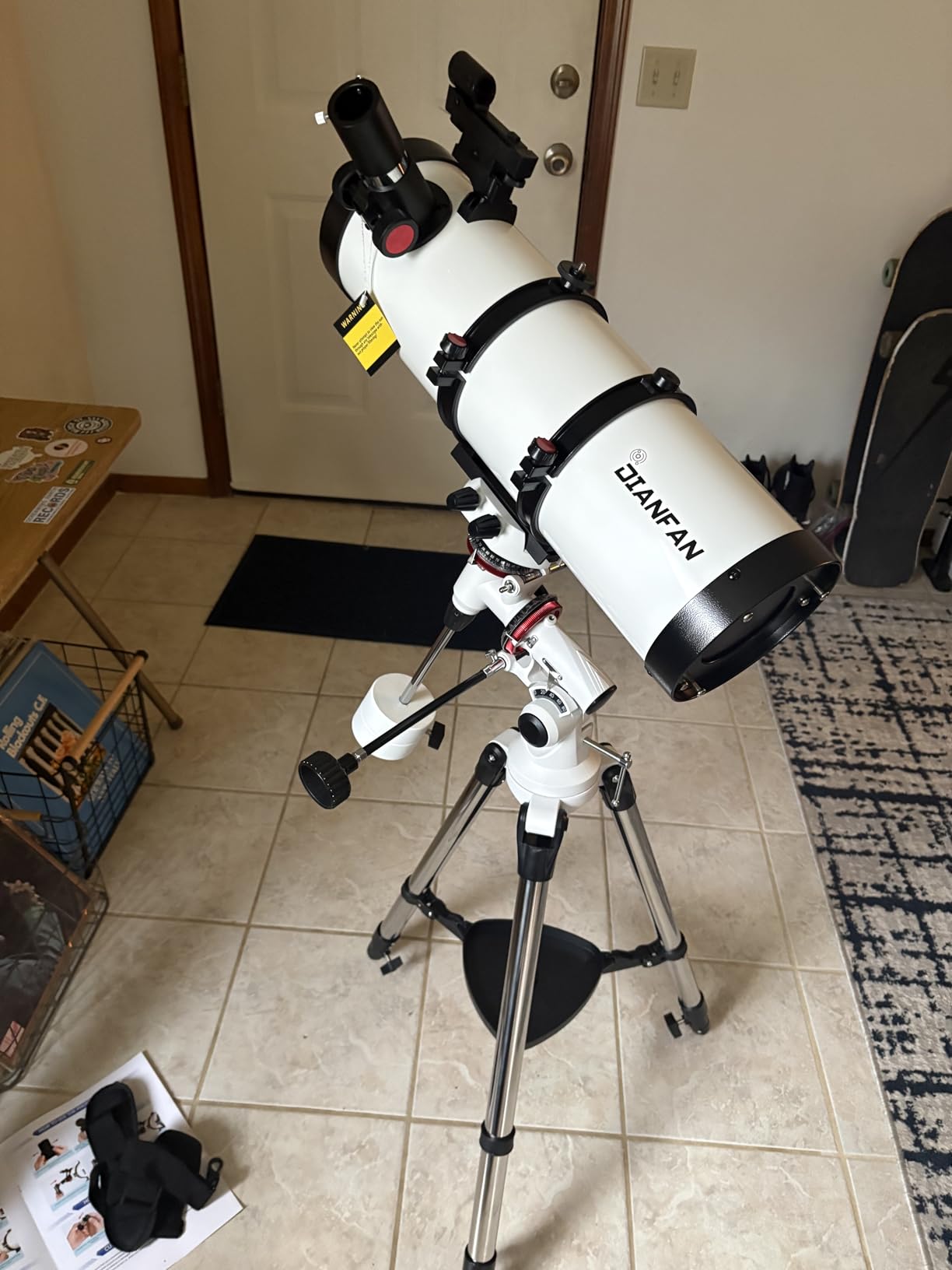 Dianfan 150EQ Professional Astronomy Telescope for Adults High Powered customer photo 1