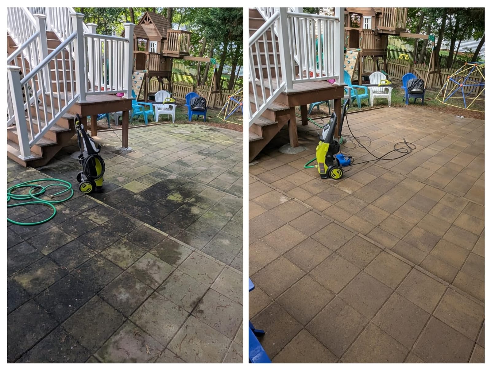 MEKOH 16.5'' 4-Wheel Lightweight Pressure Washer Surface Cleaner, 3600PSI customer photo 1