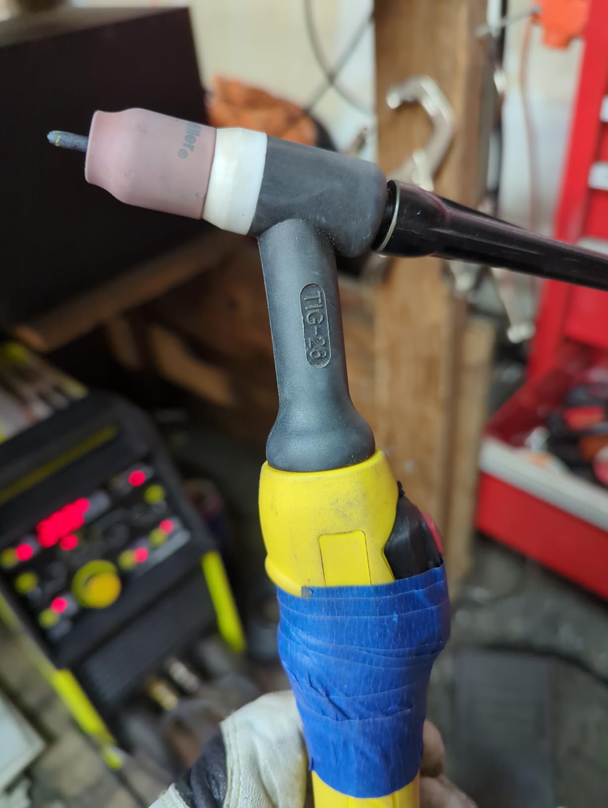 Weldpro 200A AC/DC TIG Welder with Pulse, 110V/220V Dual Voltage Aluminum TIG Welder, AC TIG/DC TIG/AC PULSE TIG/DC PULSE TIG/Stick 5 in 1 Multiprocess Welding Machine with TIG Torch & Foot Pedal customer photo 1