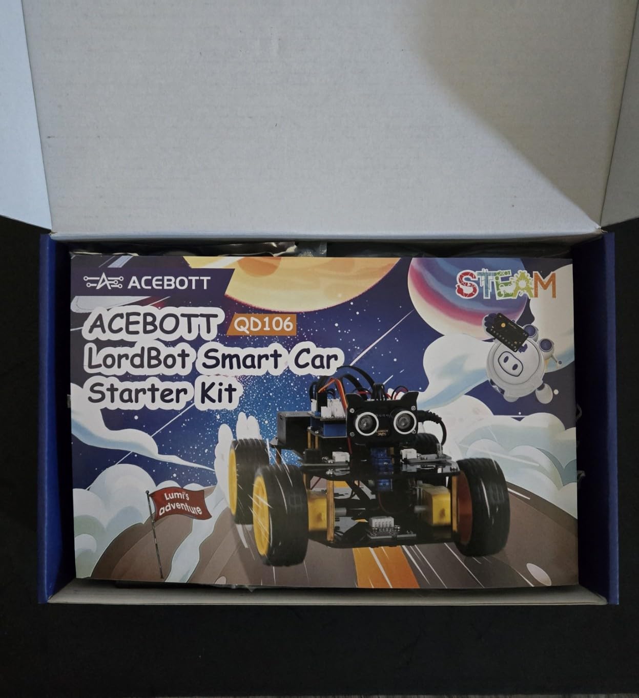 4 in 1 Robotics for Kids Ages 12-16, Smart Robot Arm with 5DOF + Tank Car, STEM Toys Compatible with Arduino & Scratch & Python, App & Remote Control, Gift for Kids & Teens & Adult customer photo 1