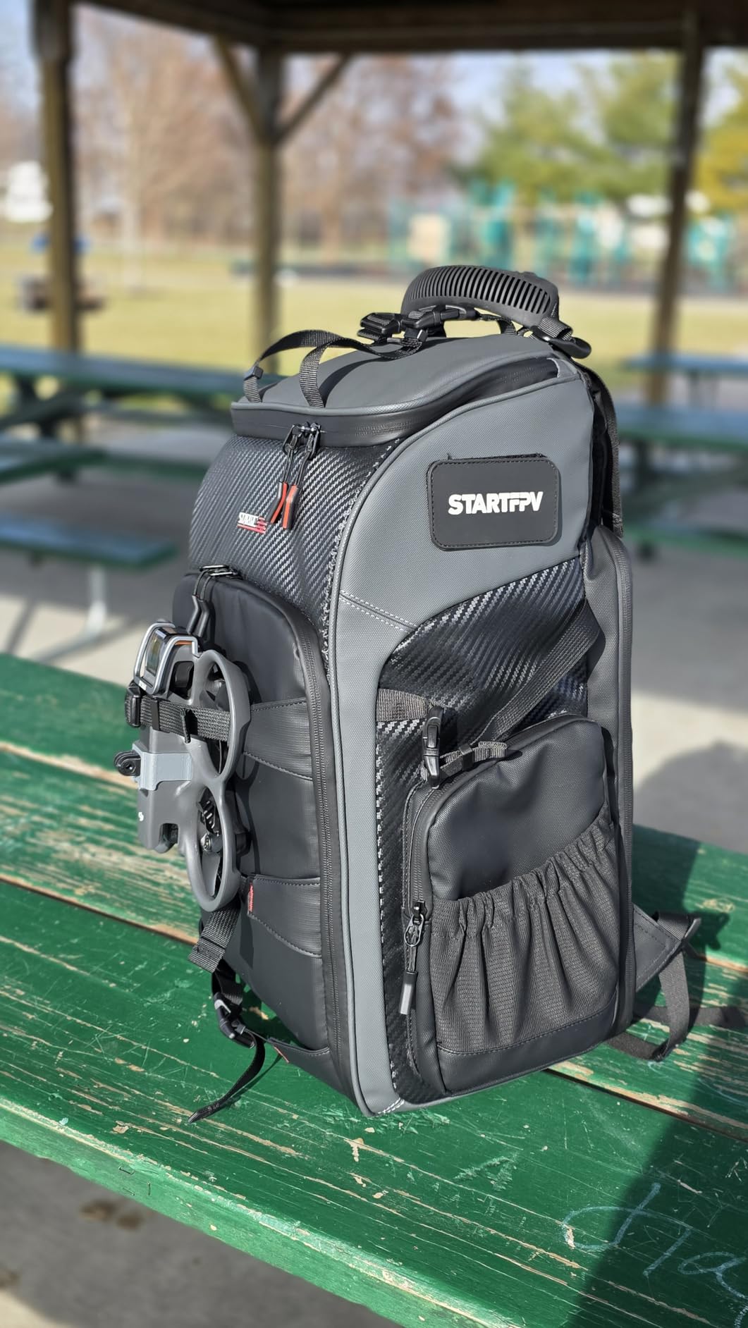 FPV Drone Backpack -40L Ultimate All-in-One Professional Travel Camera Case for FPV Racing Quadcopter/DJI Drone/Tripod/15.6