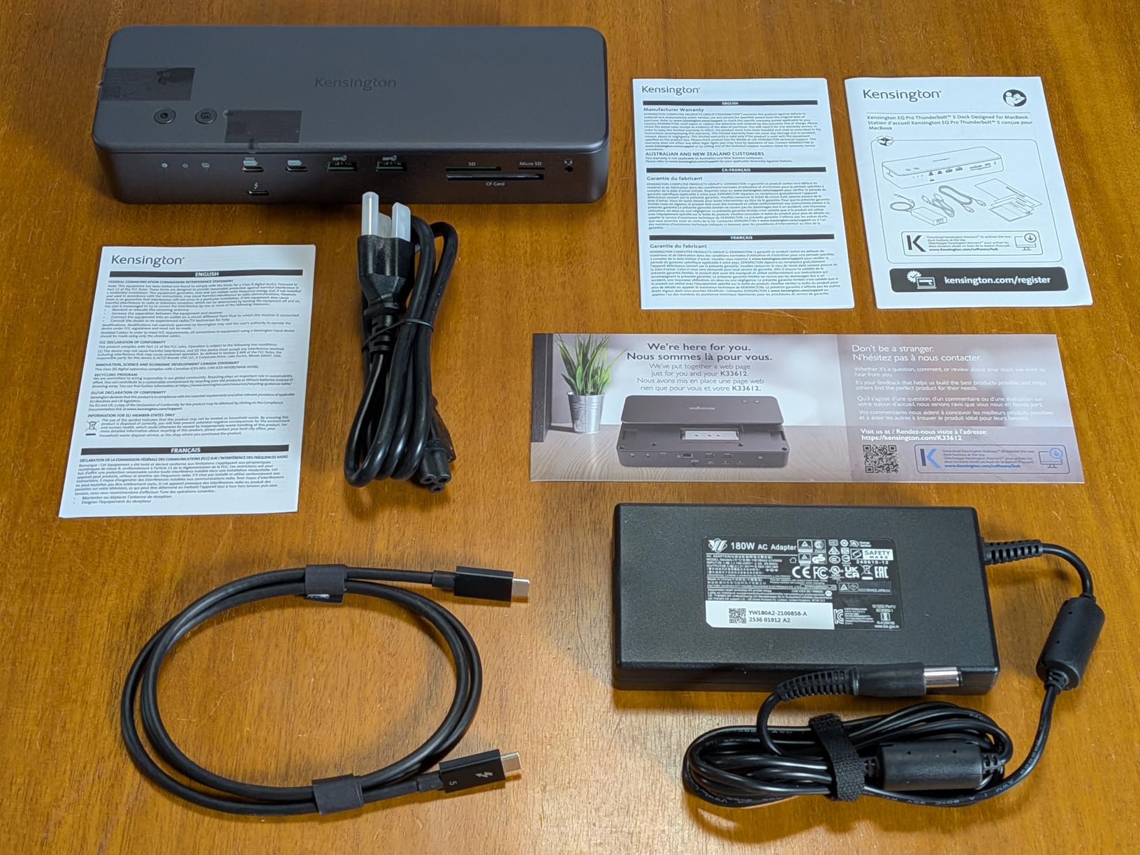 Kensington EQ Pro Thunderbolt™ 5 Dock Designed for MacBook, Optimized for M-Series Pro/Max Models, 140W PD, 80Gbps Data Transfer, Built-in and Lockable PCle M.2 SSD Slot for Quick Storage K33612NA customer photo 2
